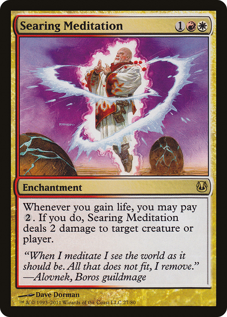 Image of Searing Meditation (DDH-027) - Duel Decks: Ajani vs. Nicol Bolas