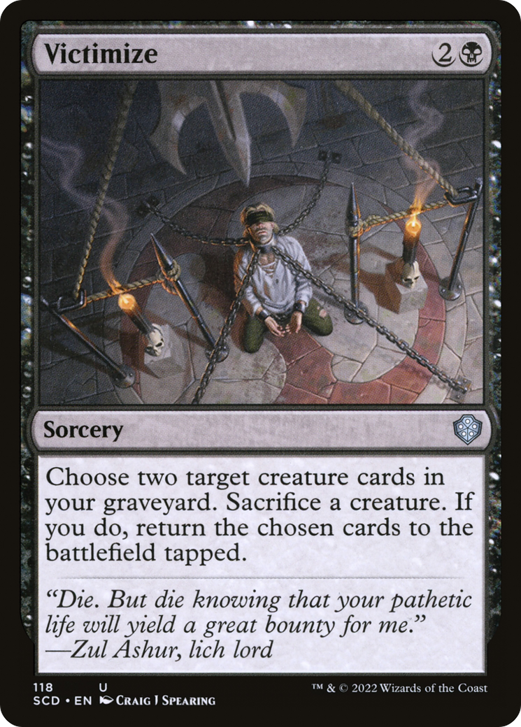 Image of Victimize (SCD-118) - Starter Commander Decks