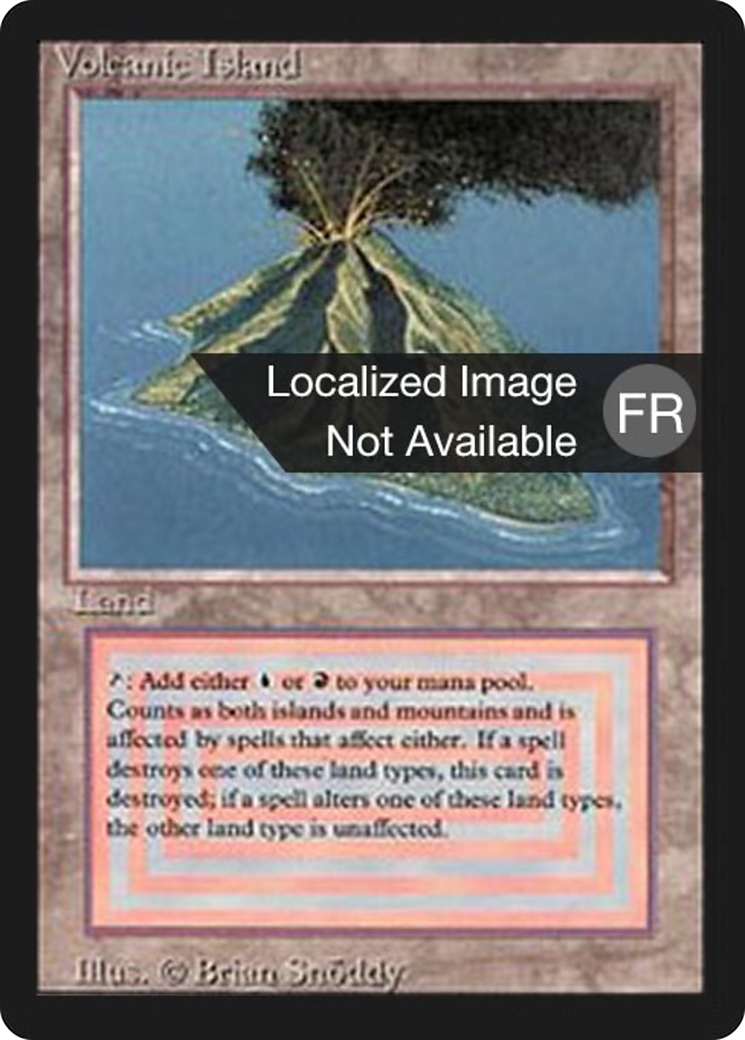 Image of Volcanic Island (FBB-) - Foreign Black Border