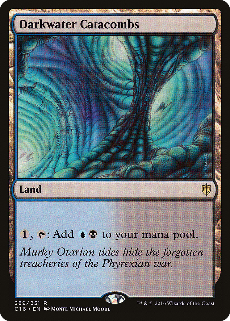 Image of Darkwater Catacombs (C16-289) - Commander 2016
