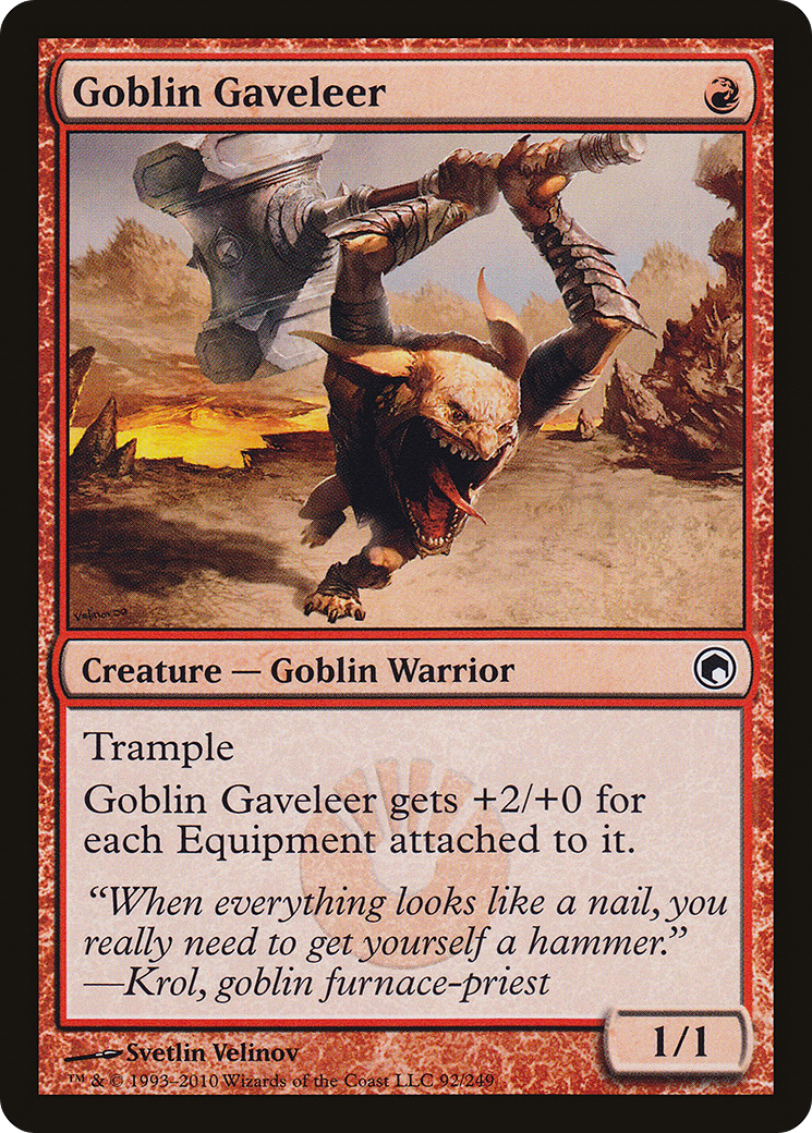 Image of Goblin Gaveleer (SOM-092) - Scars of Mirrodin