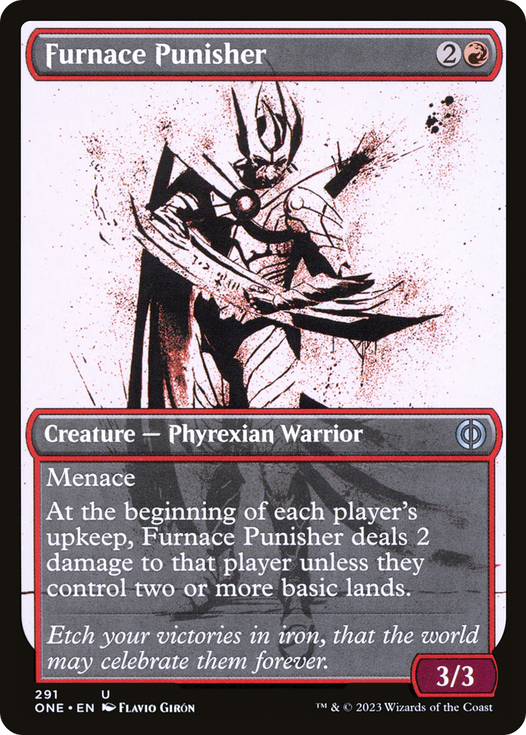 Image of Furnace Punisher (Showcase) (ONE-291) - Phyrexia: All Will Be One: (Showcase)
