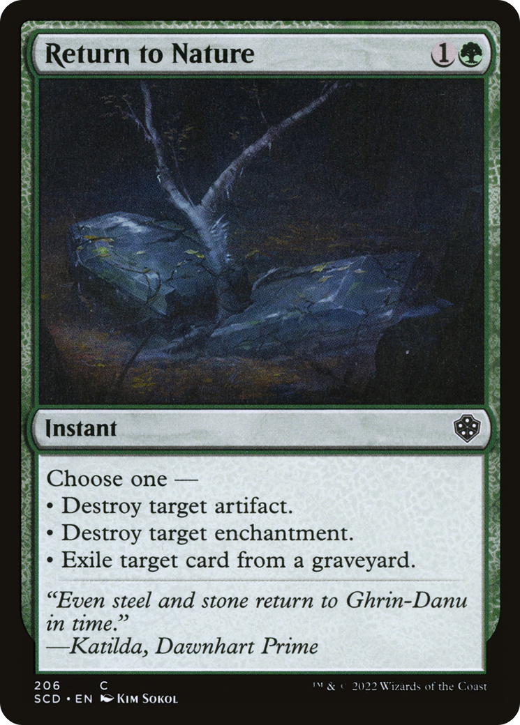 Image of Return to Nature (SCD-206) - Starter Commander Decks