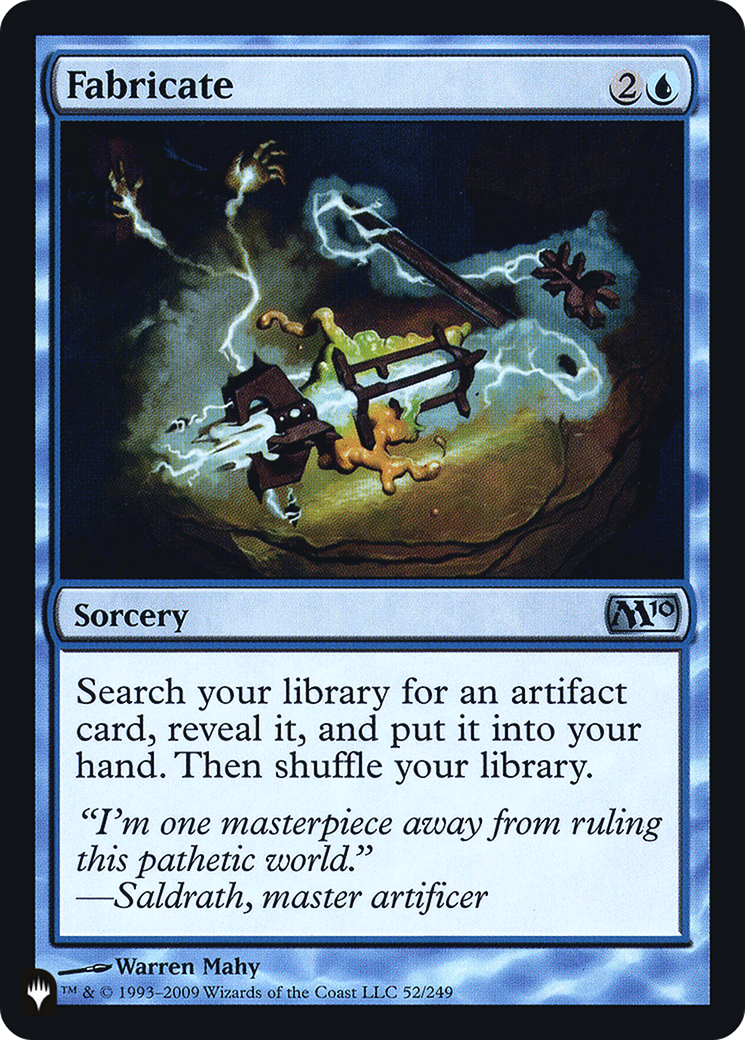 Image of Fabricate (PLST-M10-52) - The List Foil