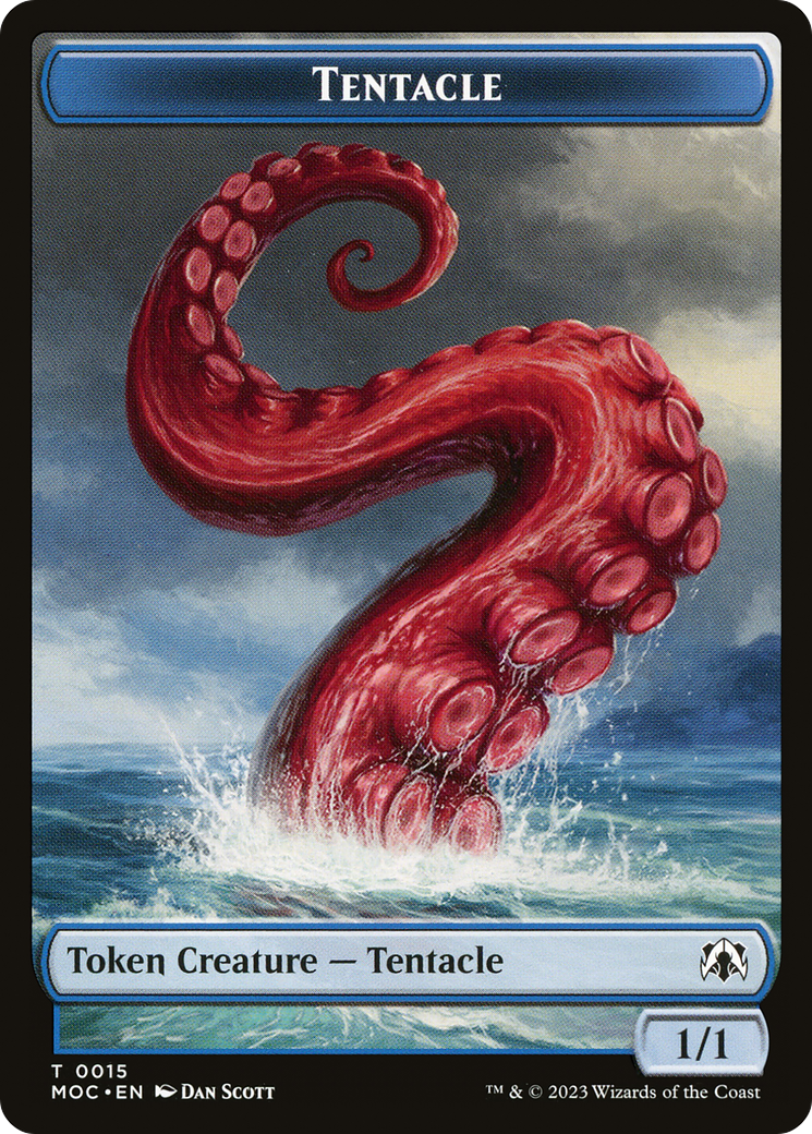 Image of Tentacle (TMOC-015) - March of the Machine Commander Tokens
