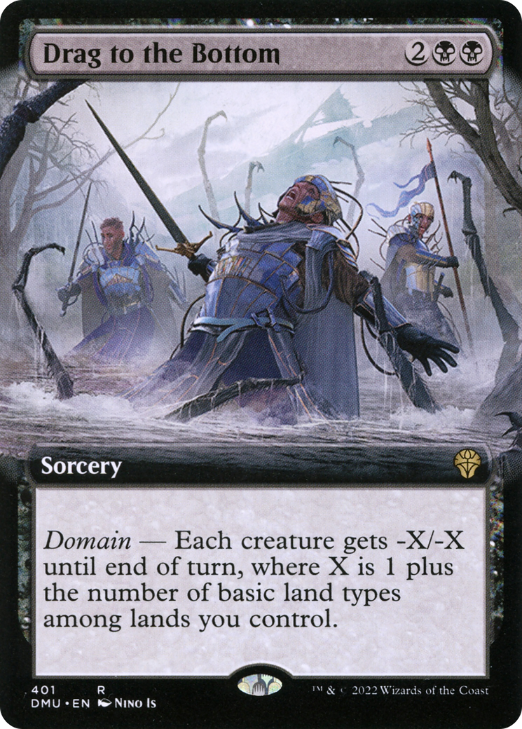 Image of Drag to the Bottom (Extended Art) (DMU-401) - Dominaria United: (Extended Art)