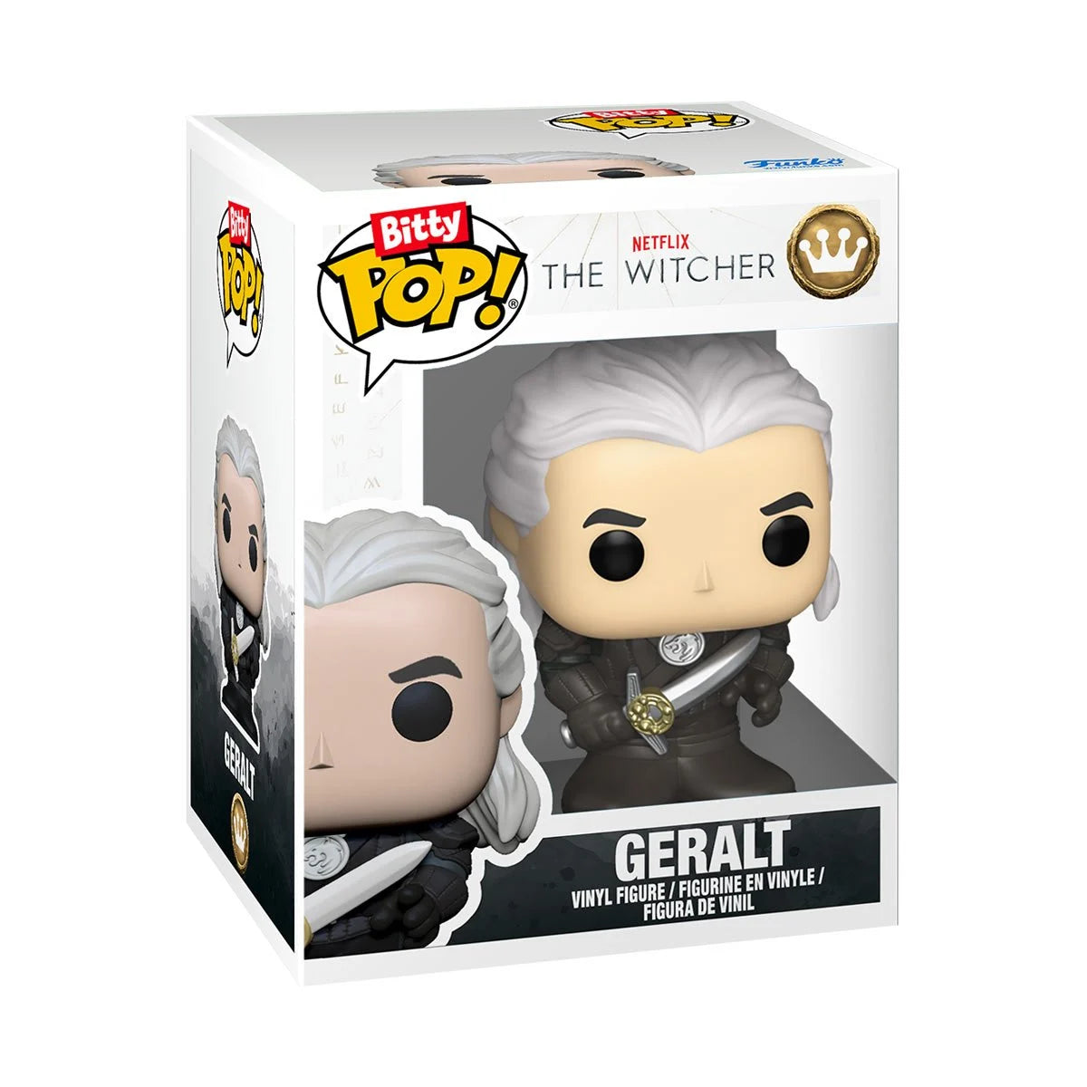 Image of Netflix The Witcher Geralt Funko Bitty Pop! Mini-Figure 4-Pack