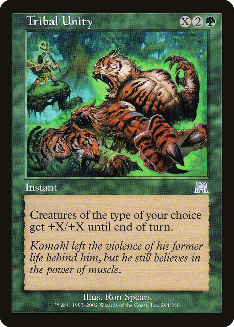 Image of Tribal Unity (ONS-294) - Onslaught Foil