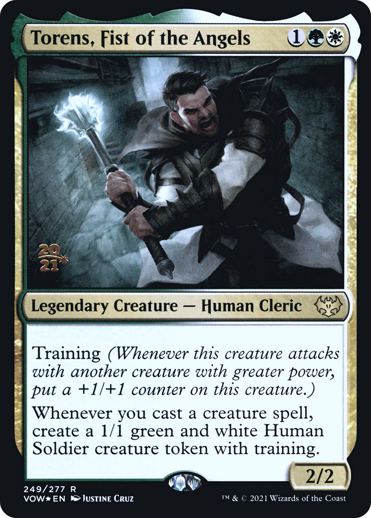 Image of Torens, Fist of the Angels (PRE-249) - Innistrad: Crimson Vow Promos Foil