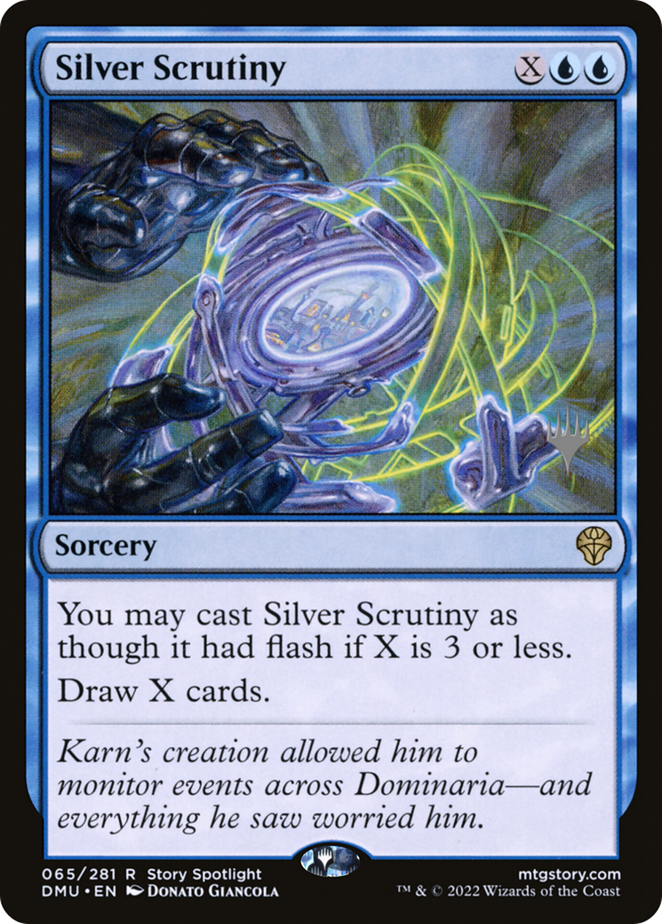 Image of Silver Scrutiny (PPDMU-065) - Dominaria United Promos