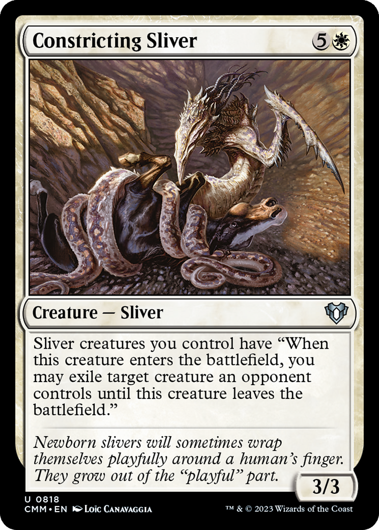 Image of Constricting Sliver (CMM-818) - Commander Masters