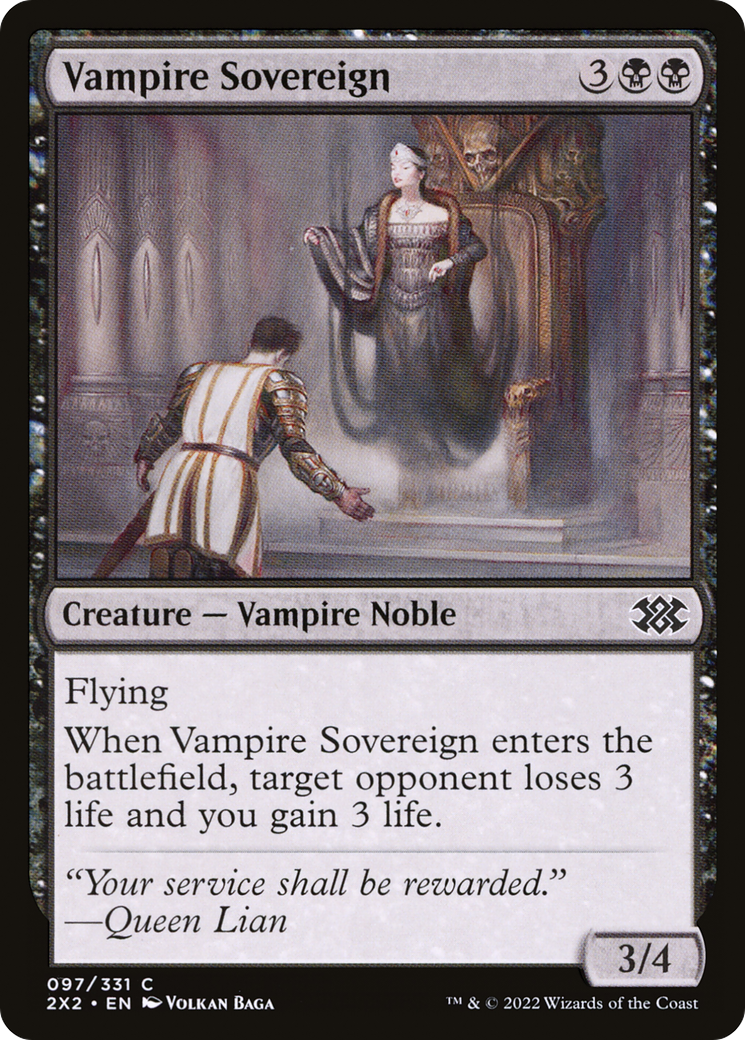 Image of Vampire Sovereign (2X2-097) - Double Masters 2022 Foil
