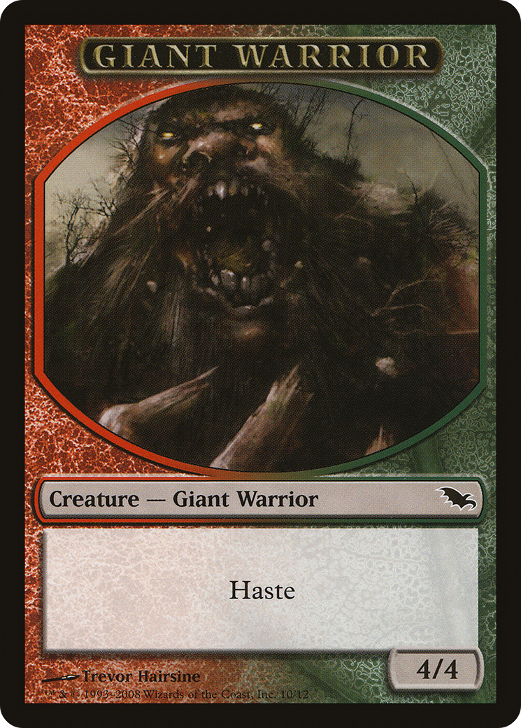 Image of Giant Warrior Token (SHM-010) - Shadowmoor Tokens