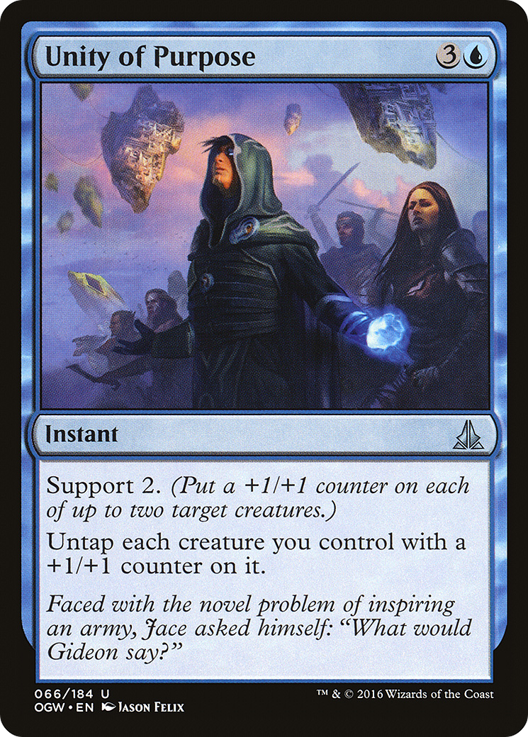 Image of Unity of Purpose (OGW-066) - Oath of the Gatewatch Foil