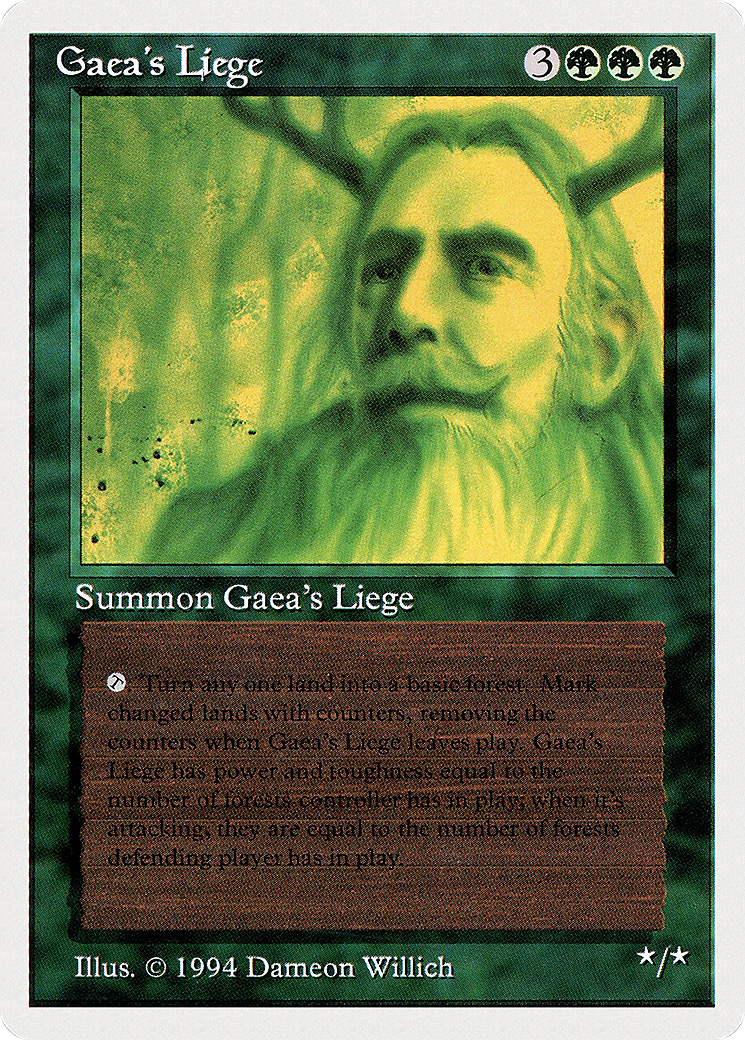 Image of Gaea's Liege (SUM-198) - Summer Magic / Edgar