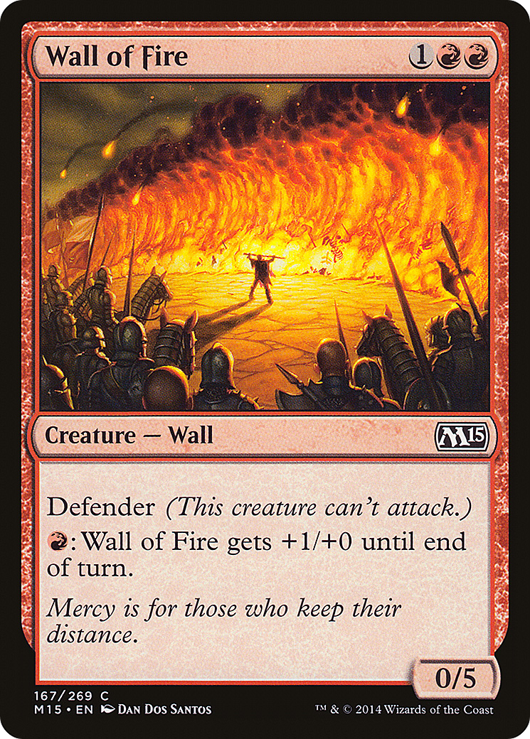 Image of Wall of Fire (M15-167) - Magic 2015