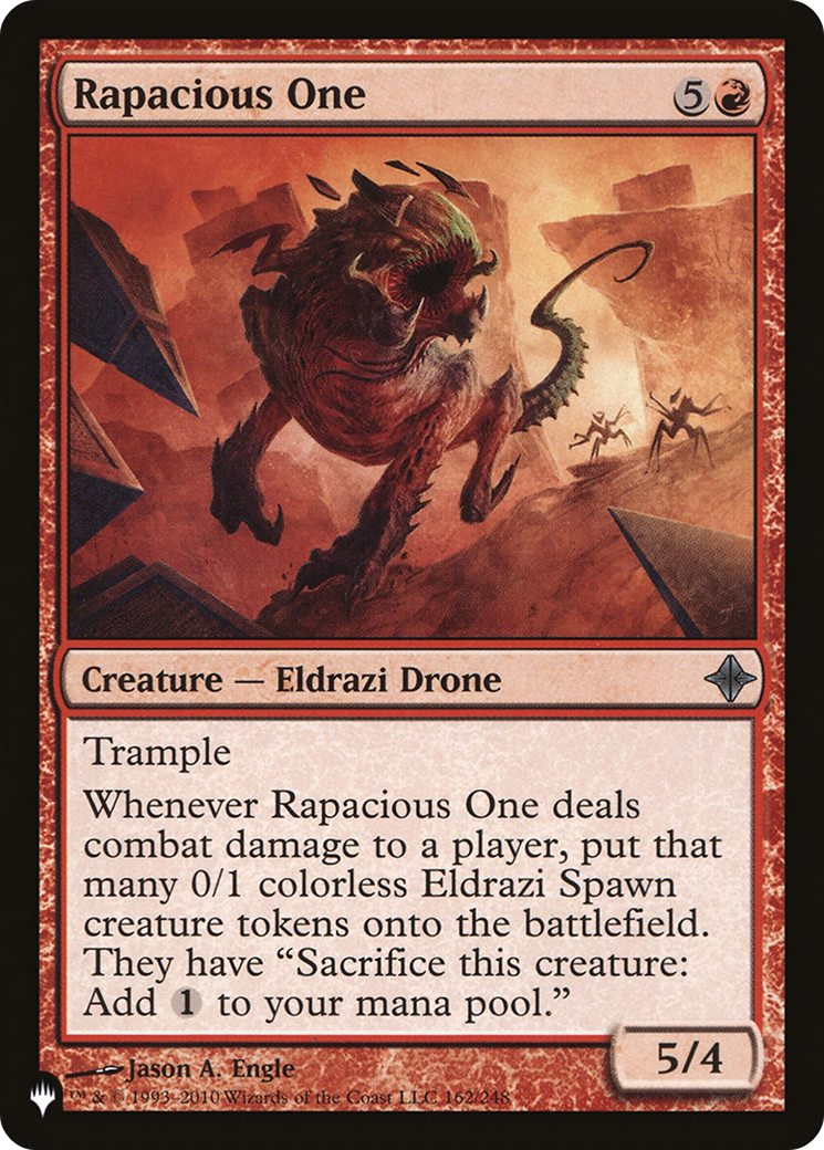 Image of Rapacious One (LIST-ROE-162) - The List