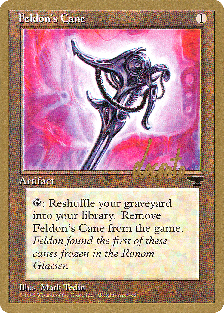 Image of Feldon's Cane - 1996 Michael Loconto (CHR) (WCD-) - Pro Tour Collector Set