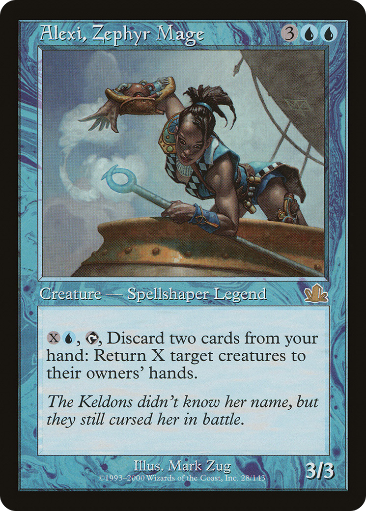 Image of Alexi, Zephyr Mage (PCY-028) - Prophecy