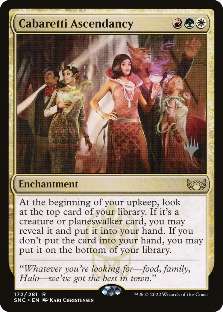 Image of Cabaretti Ascendancy (PPSNC-172) - Streets of New Capenna Promos Foil