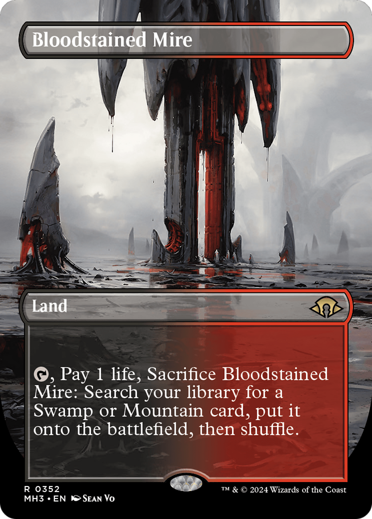 Image of Bloodstained Mire (Borderless) (MH3-352) - Modern Horizons 3 (Borderless)