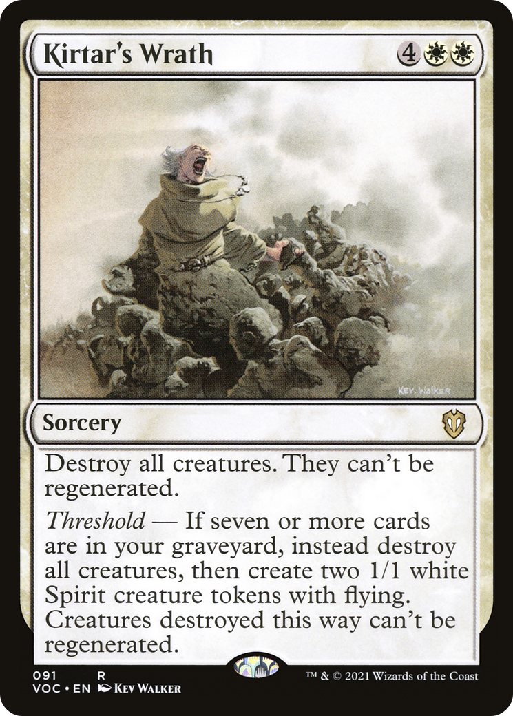 Image of Kirtar's Wrath (VOC-091) - Crimson Vow Commander