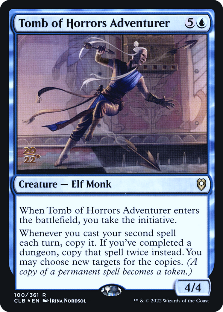 Image of Tomb of Horrors Adventurer (PRE-100) - Battle for Baldur's Gate Promos Foil