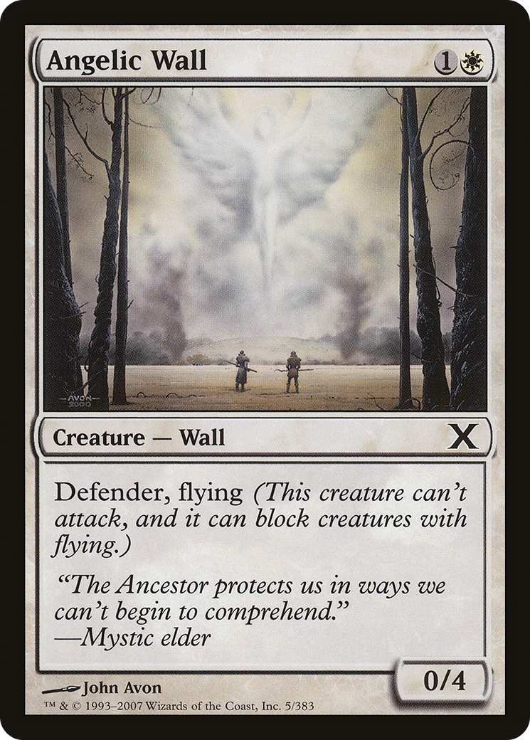 Image of Angelic Wall (10E-005) - Tenth Edition