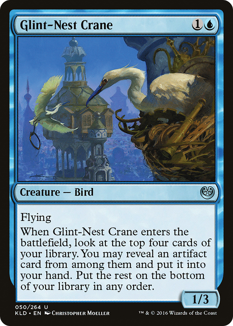 Image of Glint-Nest Crane (KLD-050) - Kaladesh