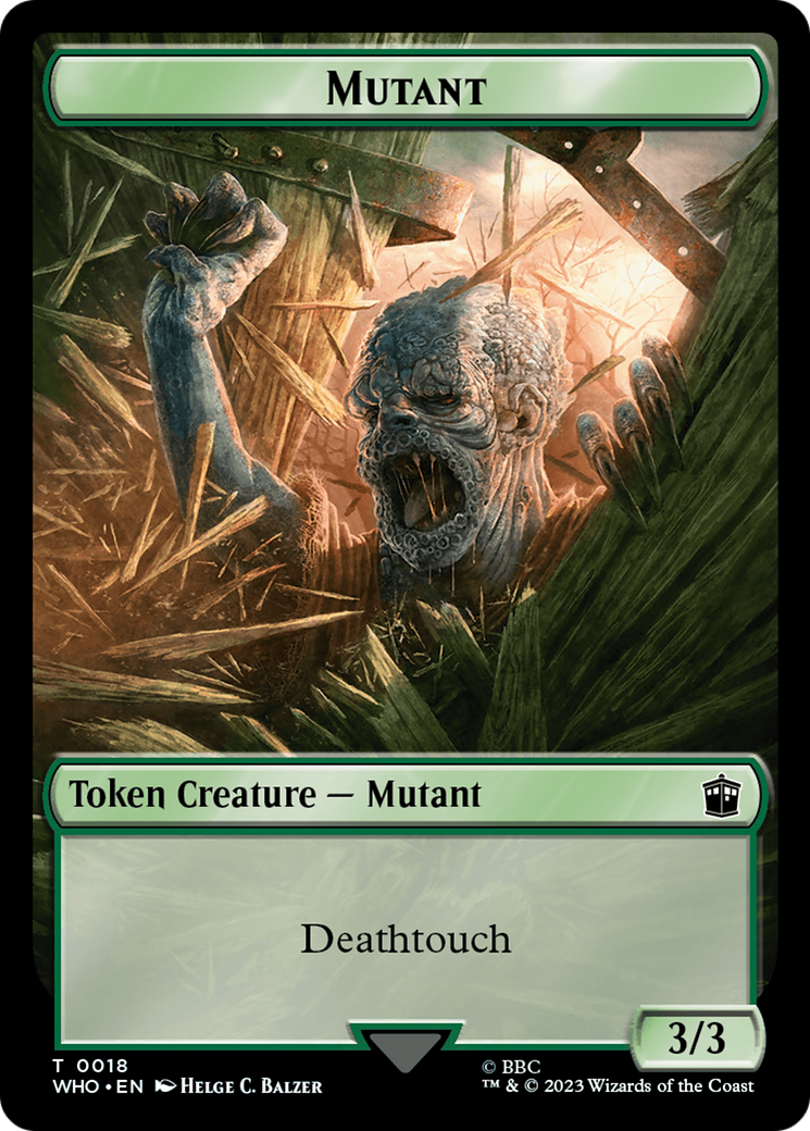 Image of Mutant (TWHO-018) - Doctor Who Tokens