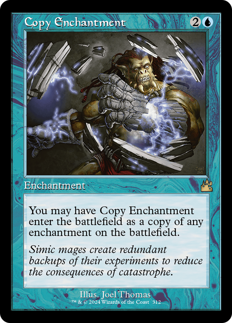 Image of Copy Enchantment (Retro Frame) (RVR-312) - Ravnica Remastered