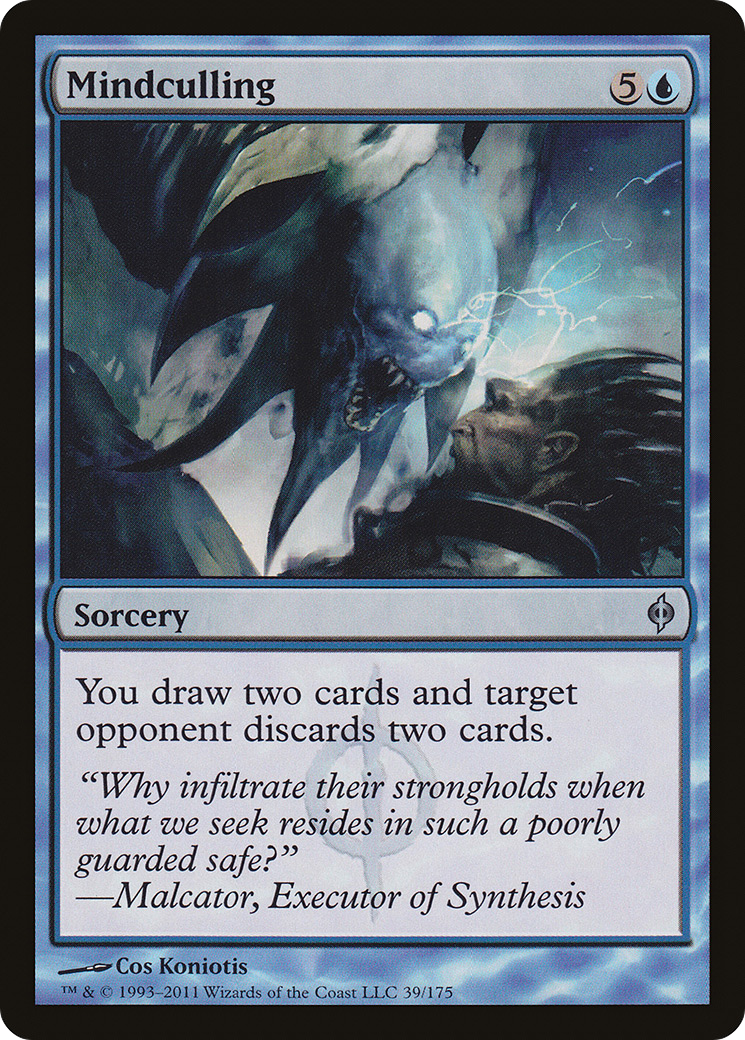 Image of Mindculling (NPH-039) - New Phyrexia Foil