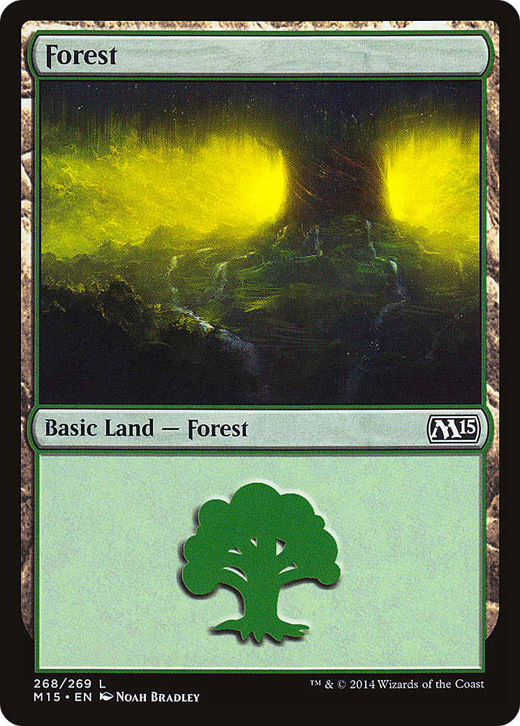 Image of Forest (268) (M15-268) - Magic 2015 Foil