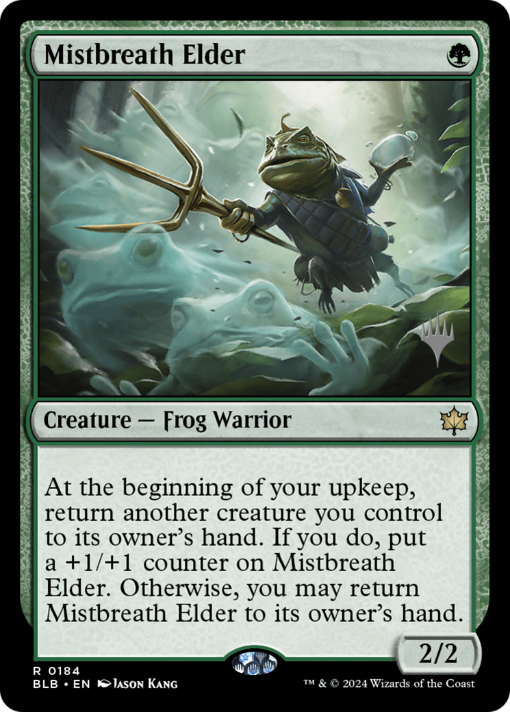 Image of Mistbreath Elder (PPBLB-184) - Bloomburrow Promos Foil