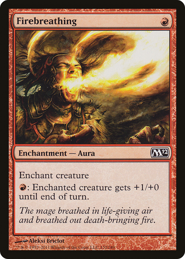 Image of Firebreathing (M12-132) - Magic 2012 Foil