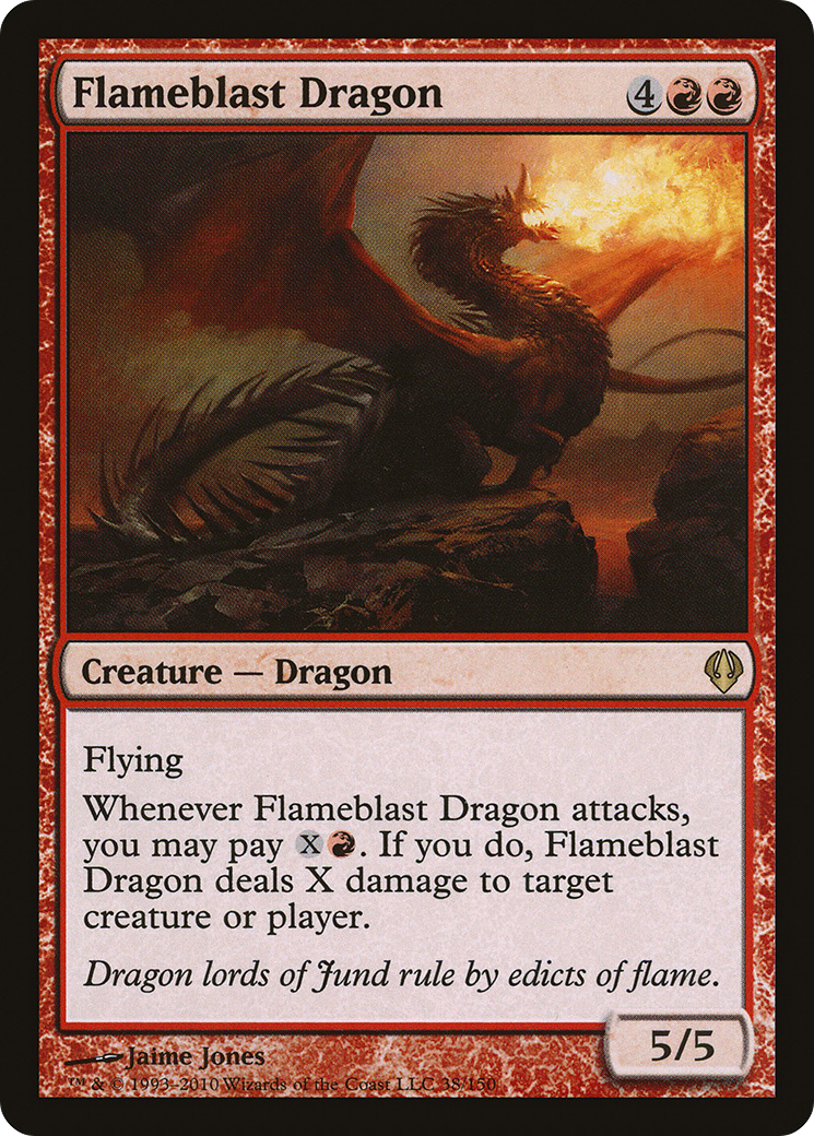Image of Flameblast Dragon (ARC-038) - Archenemy