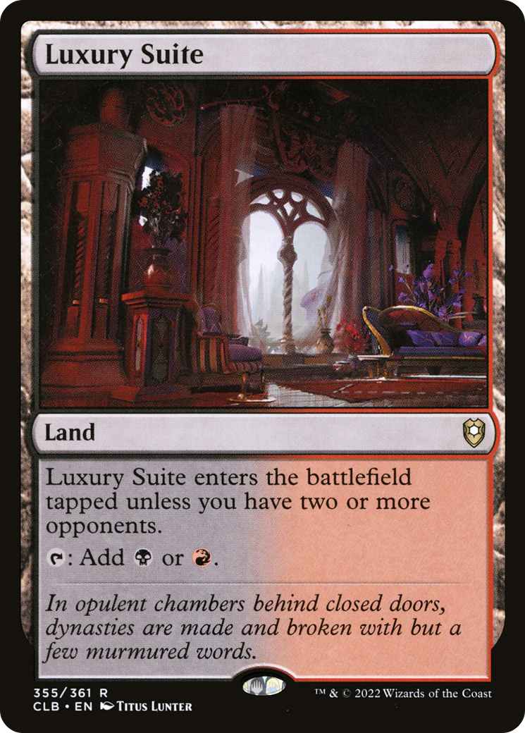 Image of Luxury Suite (CLB-355) - Commander Legends: Battle for Baldur's Gate Foil