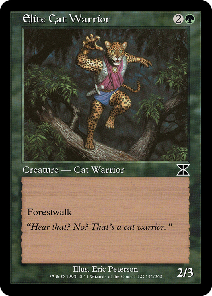 Image of Elite Cat Warrior (ME4-151) - Masters Edition IV