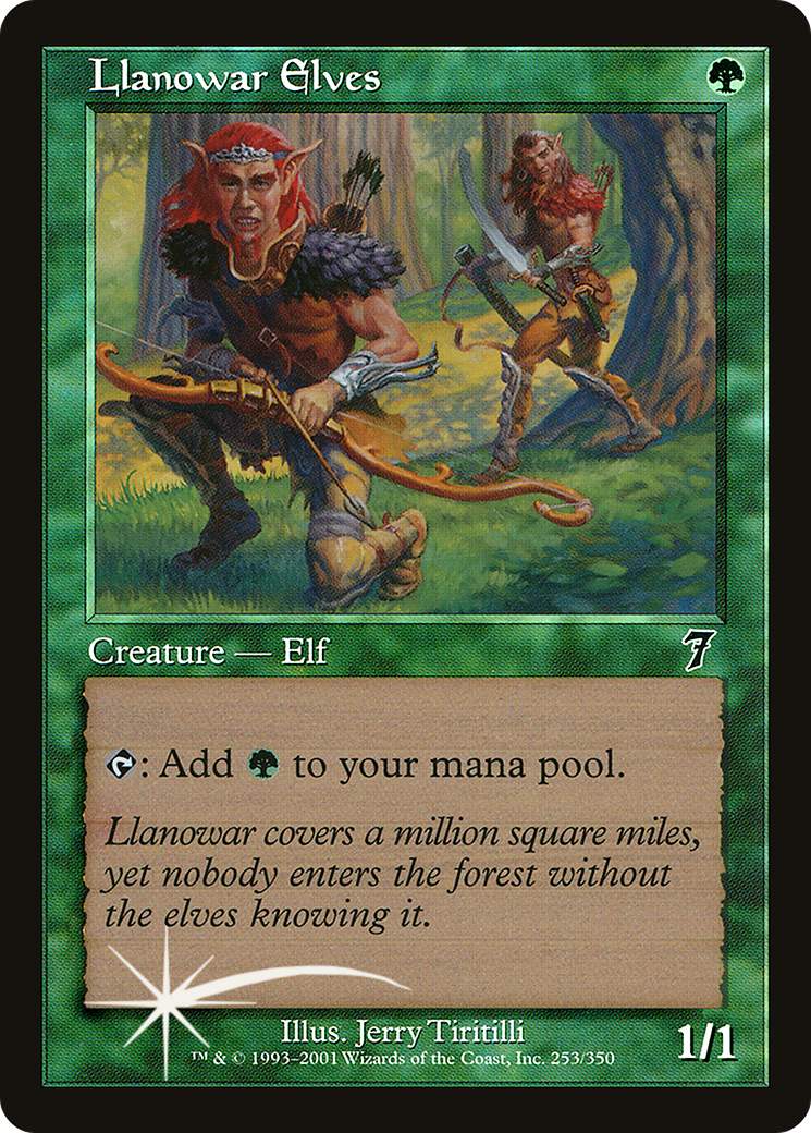 Image of Llanowar Elves (7ED-253) - 7th Edition