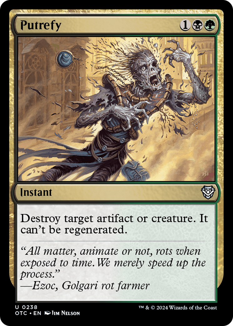Image of Putrefy (OTC-238) - Outlaws of Thunder Junction Commander