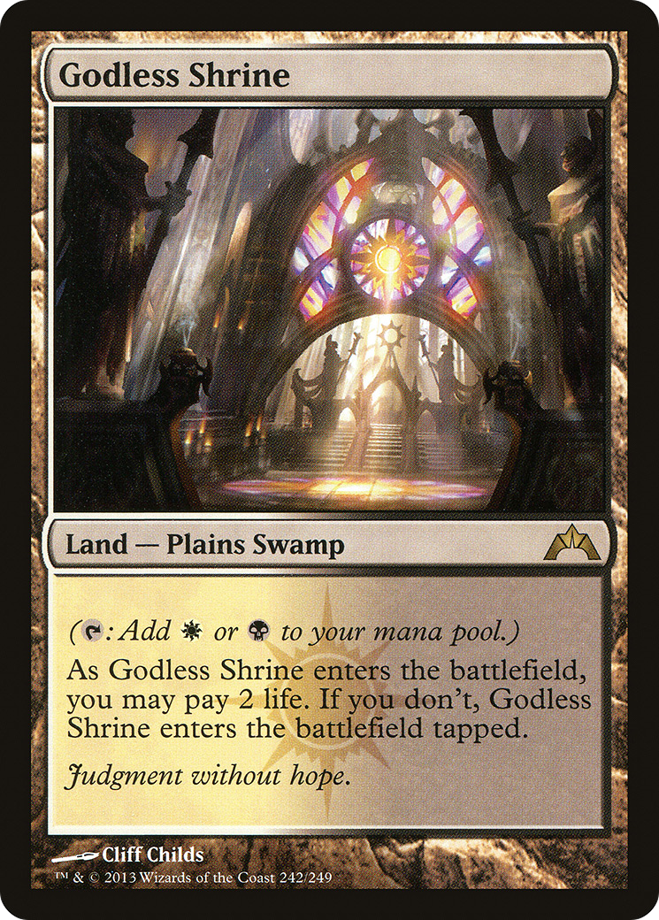 Image of Godless Shrine (GTC-242) - Gatecrash Foil