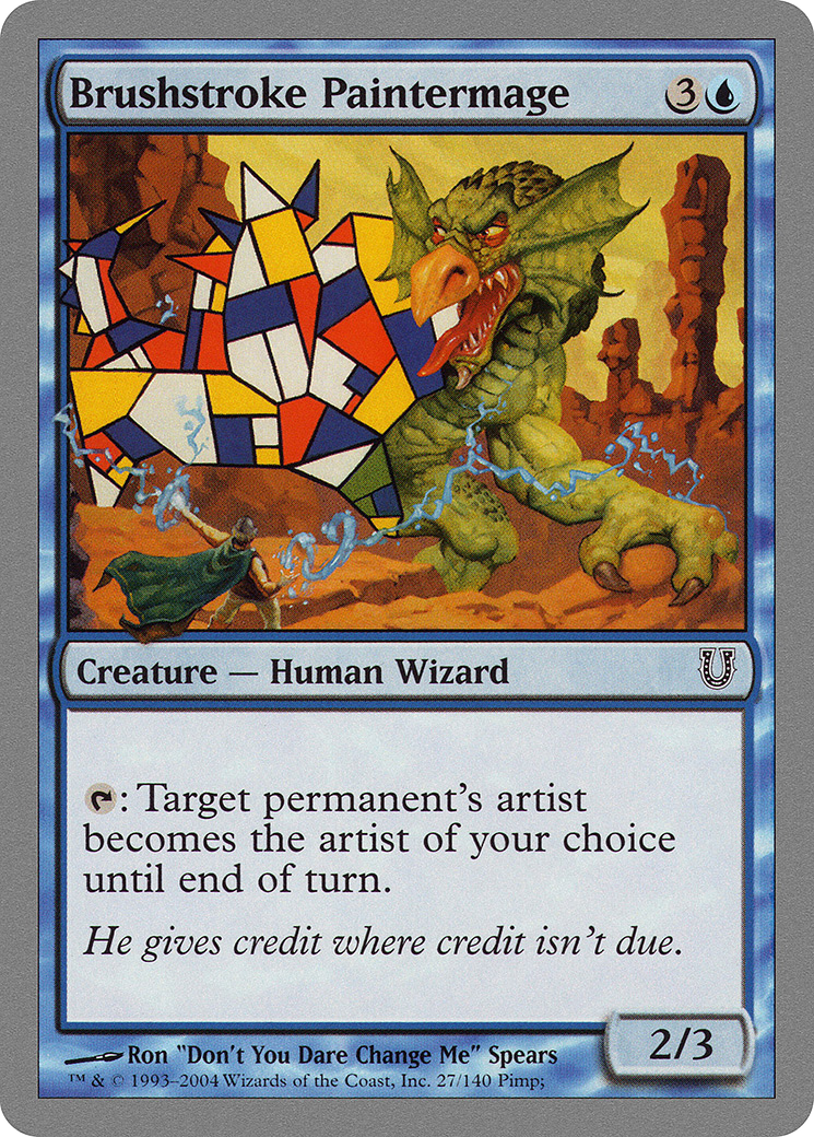 Image of Brushstroke Paintermage (UNH-027) - Unhinged Foil