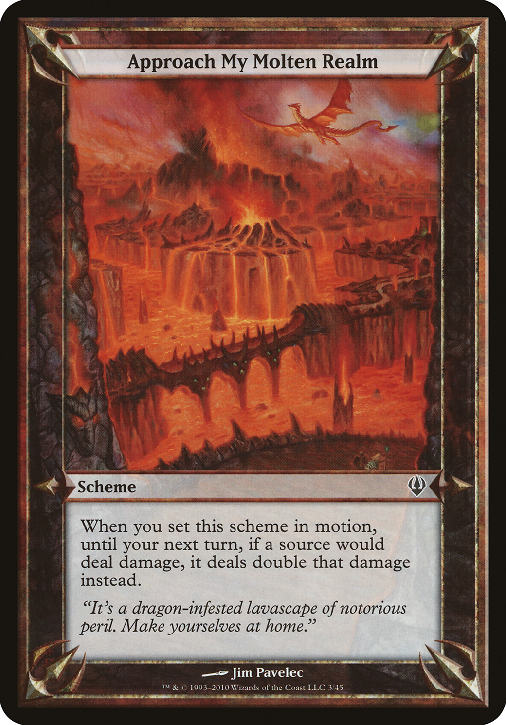 Image of Approach My Molten Realm (Archenemy) (OVER-) - Archenemy Schemes