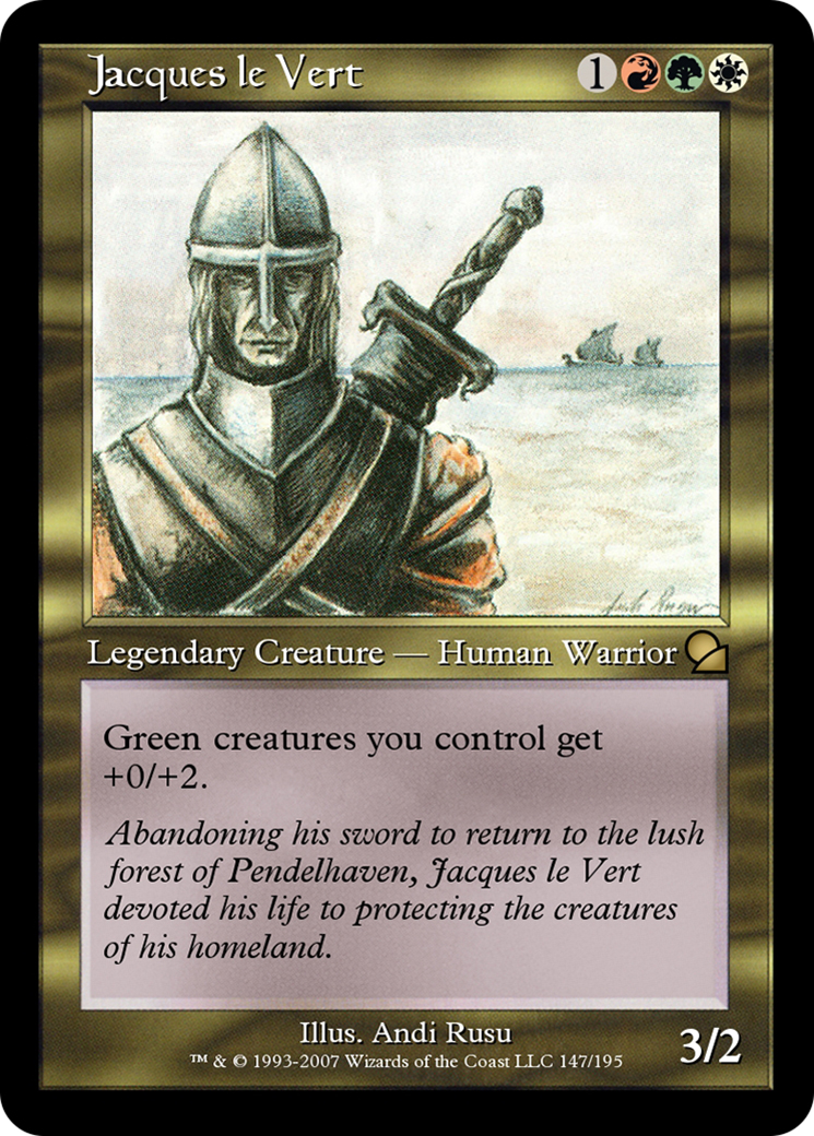 Image of Jacques le Vert (ME1-147) - Masters Edition Foil