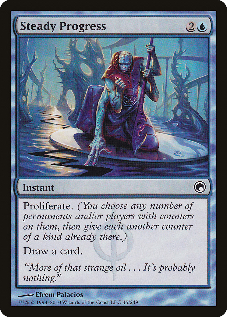 Image of Steady Progress (SOM-045) - Scars of Mirrodin Foil