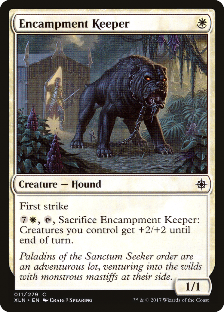 Image of Encampment Keeper (XLN-011) - Ixalan Foil