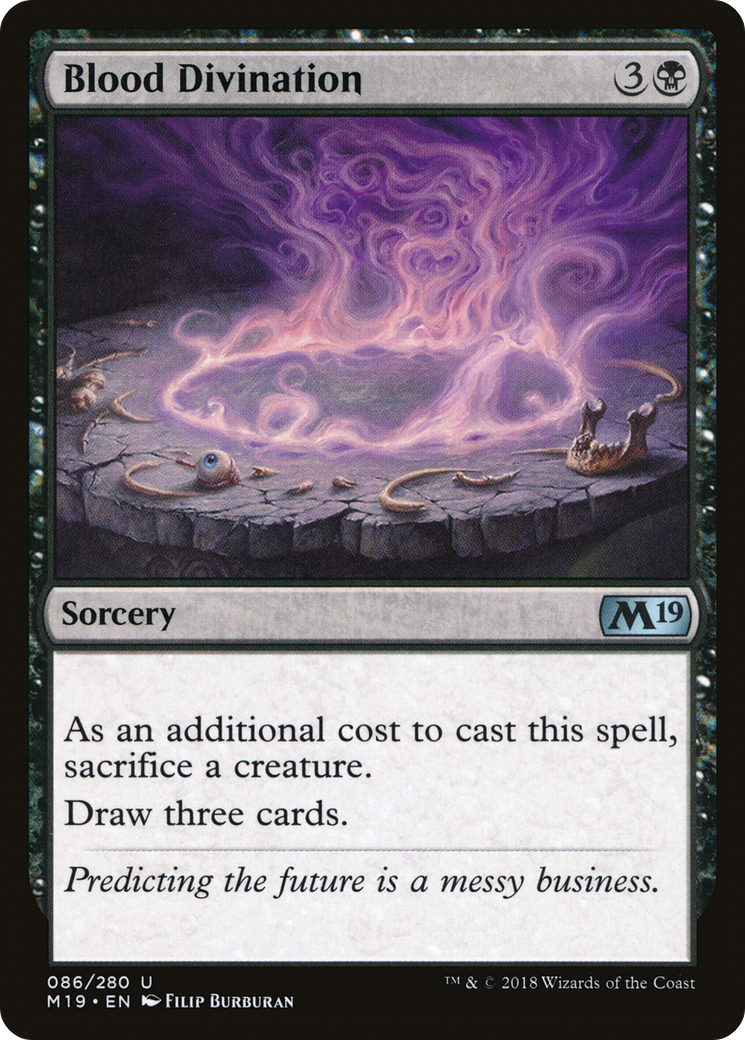 Image of Blood Divination (M19-086) - Core Set 2019 Foil