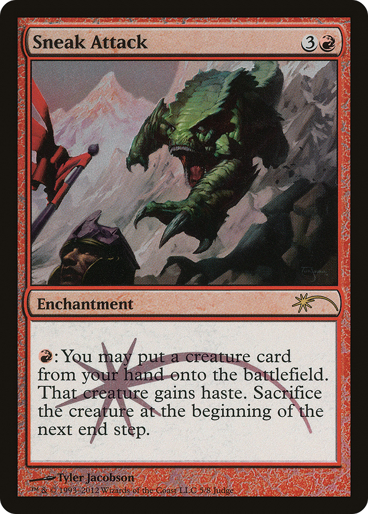 Image of Sneak Attack (JDG-005) - Judge Gift Cards 2012 Foil