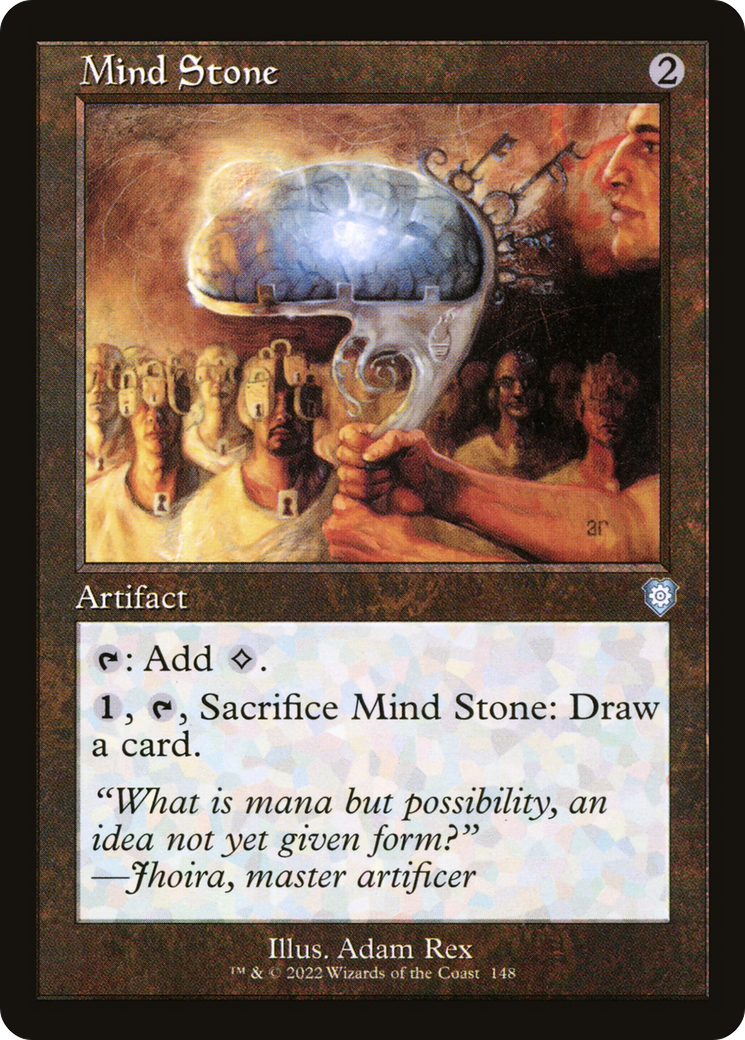 Image of Mind Stone (Retro Frame) (BRC-148) - The Brothers' War Commander