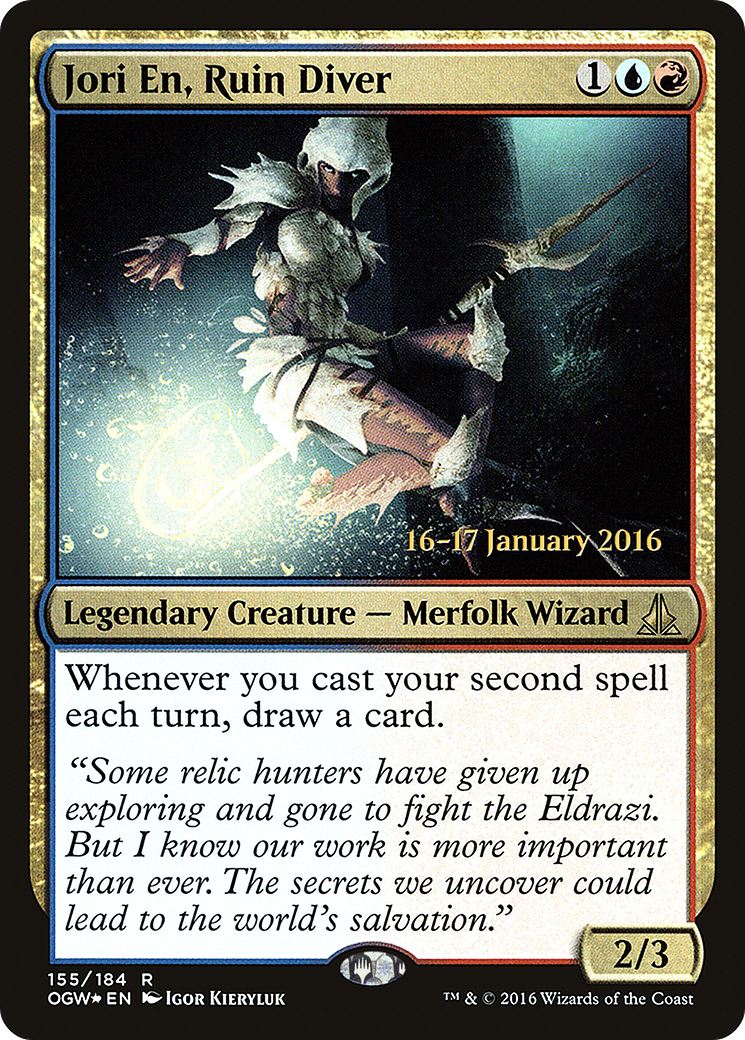 Image of Jori En, Ruin Diver (PRE-155) - Oath of the Gatewatch Promos Foil